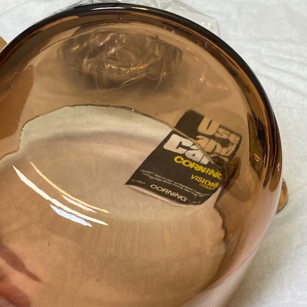 Corning Visions V-3½-ST 3.5 Qt Steamer Stewpot NOS Open Box Made France Mid 80s